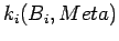 $k_i(B_i,Meta)$