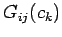$G_{ij}(c_k)$