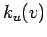$k_u(v)$