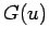 $G(u)$