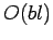 $O(bl)$