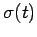 $\sigma(t)$