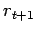 $r_{t+1}$