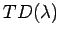 $TD(\lambda)$