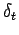 $\delta_t$