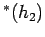 $^*(h_2)$